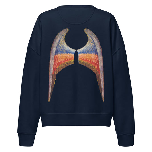 Flo 39 Florence Gabriel Wings sweater in navy back view