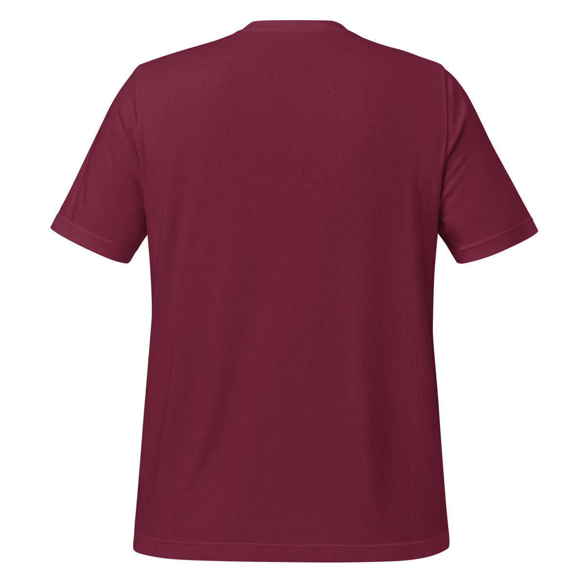 Flo 39 Cody Steer Skull unisex T-shirt in bordeaux back view