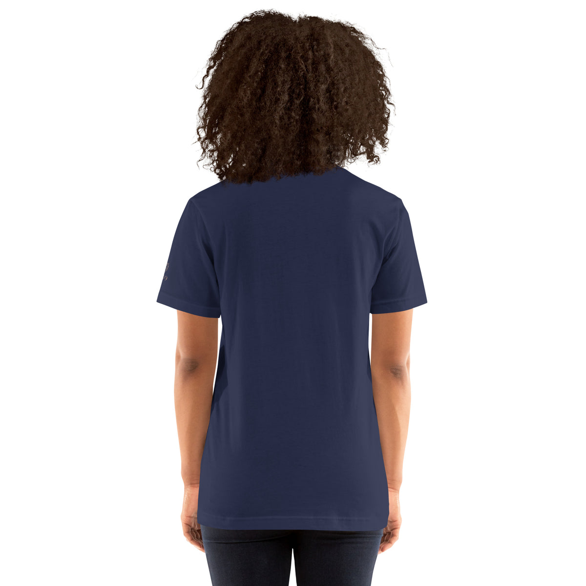 Livorno-unisex-tshirt-navy-back-view