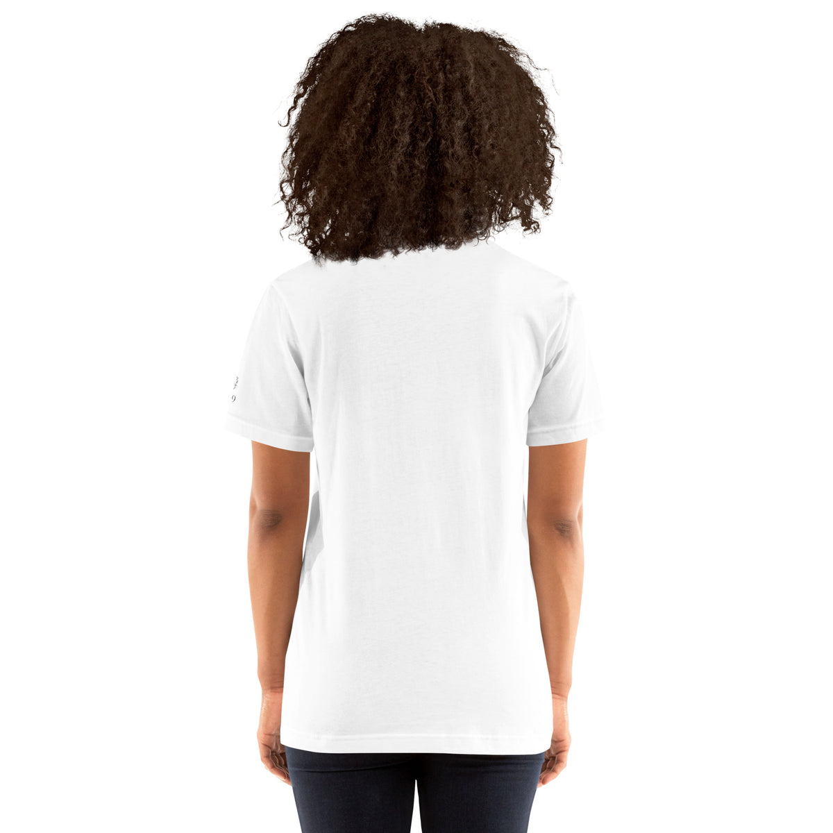 San Pietro vintage rome tshirt back view on model