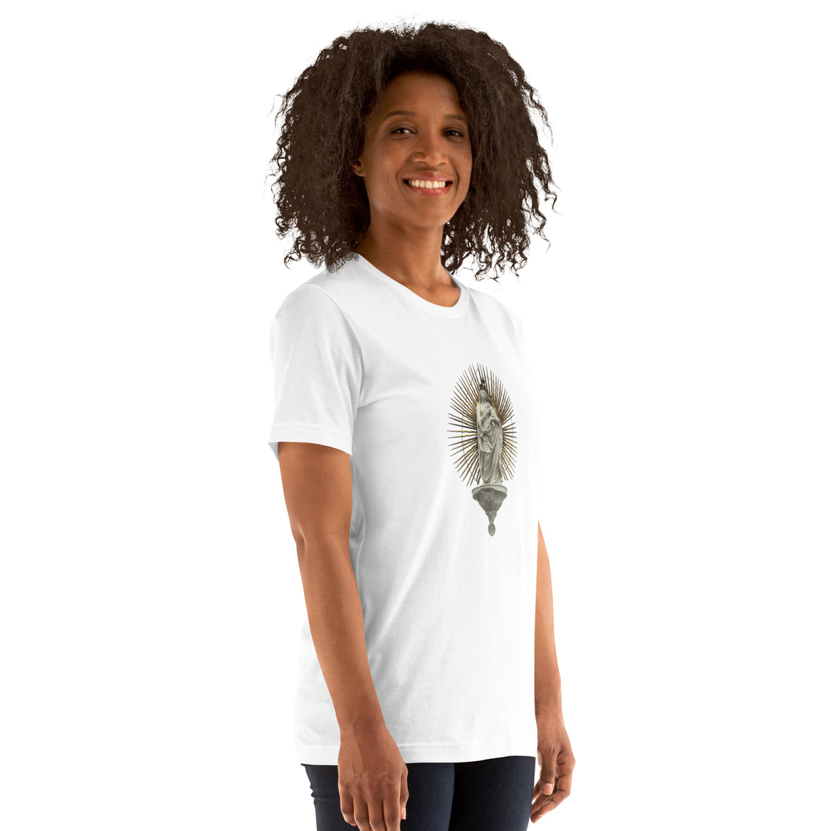 halo-madonna-tshirt-white-front-view-on-model