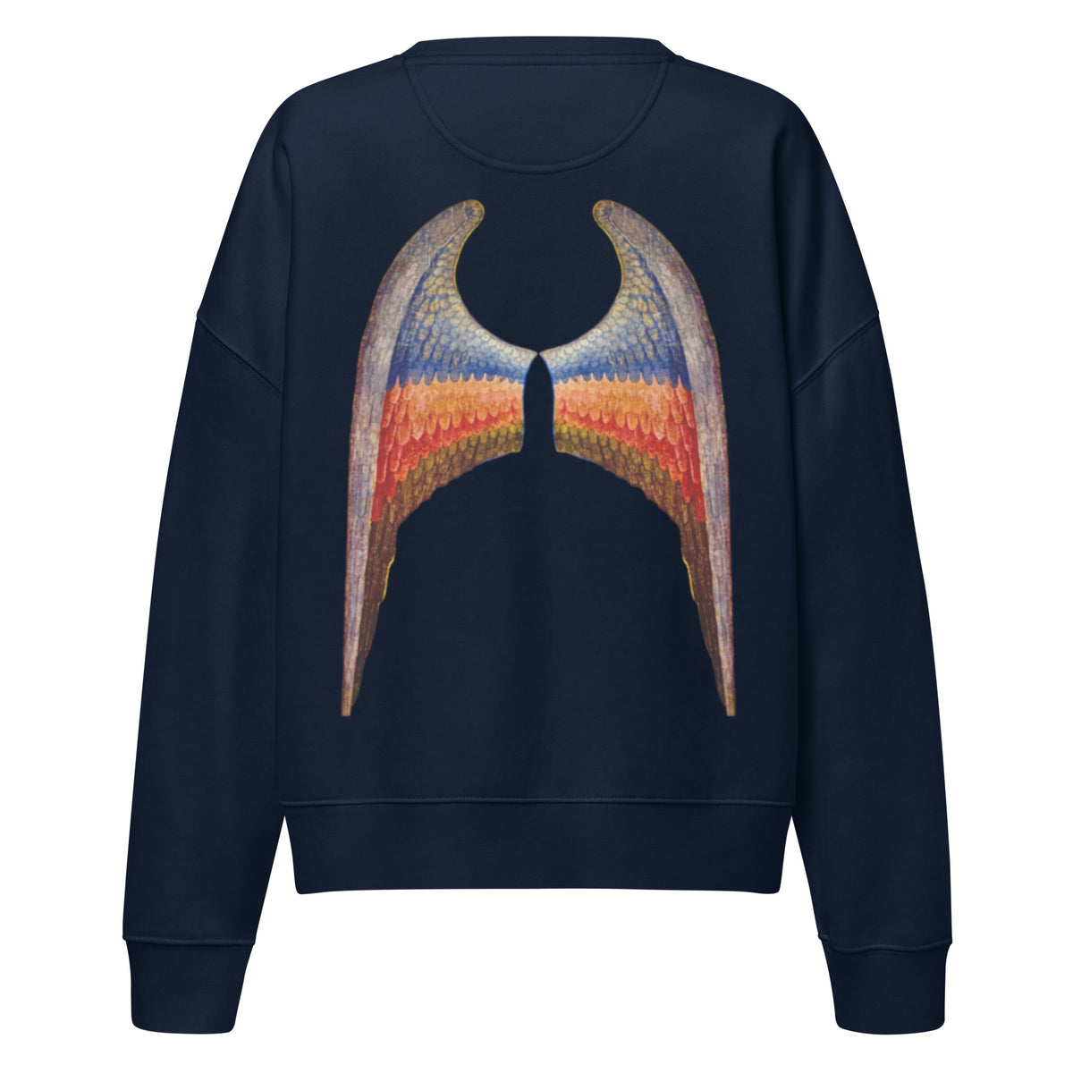 Flo 39 Florence Gabriel Wings sweater in navy back view